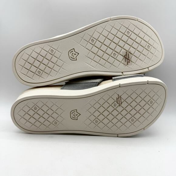 Spenco Womens Twilight Ellie Slide Sandals US 8.5 D EU 39 Grey Leather NIB - Picture 11 of 12